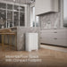 KOHLER K-20940 13-gallon stainless steel step trash can, white copper - view 3