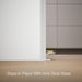 KOHLER K-20940 13-gallon stainless steel step trash can, white moderne brushed brass - view 3