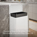KOHLER K-20940 13-gallon stainless steel step trash can, white moderne brushed brass - view 5