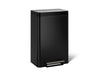 KOHLER K-20956 Dual-compartment step trash can, black stainless