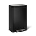KOHLER K-20956 Dual-compartment step trash can, black stainless - view 3