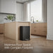 KOHLER K-20956 Dual-compartment step trash can, black stainless - view 4