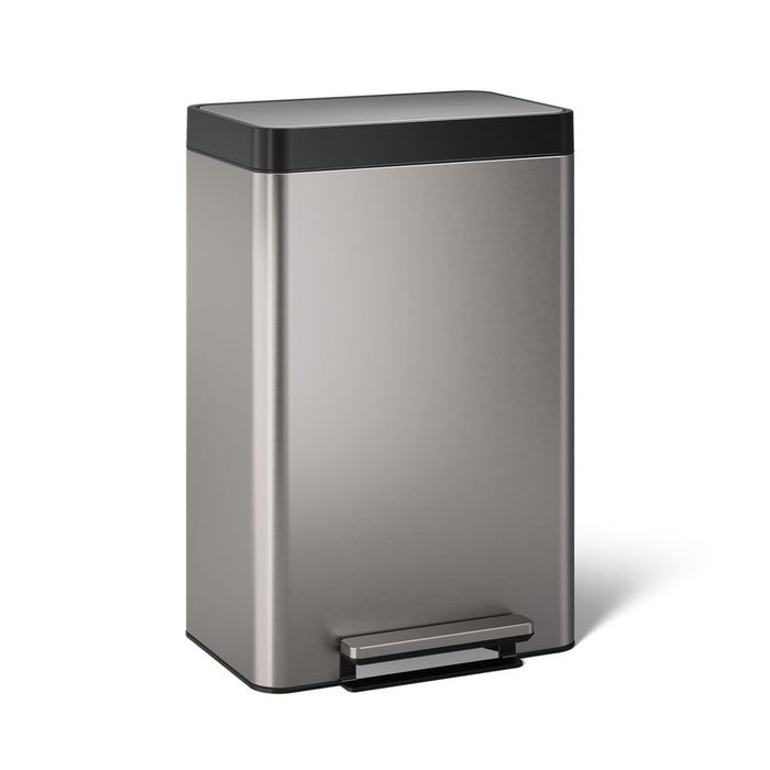 KOHLER K-20956 Dual-compartment step trash can, stainless steel - view 4