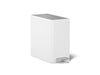 KOHLER K-20957 2.5-gallon slim step trash can, stainless steel white