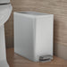 KOHLER K-20957 2.5-gallon slim step trash can, stainless steel white - view 2
