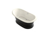 KOHLER K-21000-P5 Artifacts 66-1/4" x 32-1/2" freestanding bath, biscuit - view 2