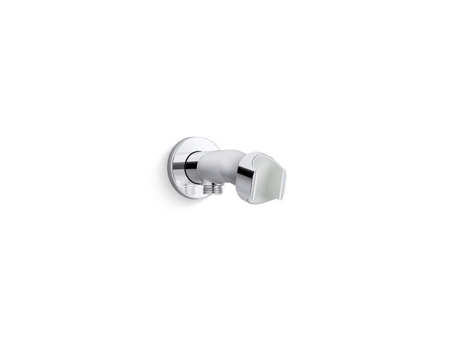 KOHLER K-21051 Statement VES Wall-mount handshower holder and supply elbow, polished chrome
