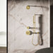 KOHLER K-21335 Shift+ Round Two-function Handshower, 1.75 GPM, vibrant brushed moderne brass - view 3