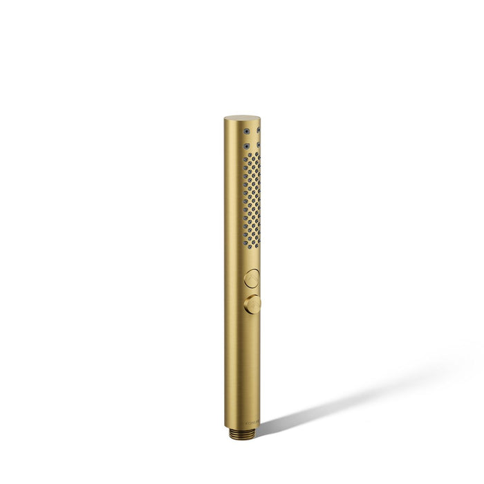 KOHLER K-21335 Shift+ Round Two-function Handshower, 1.75 GPM, vibrant brushed moderne brass - view 4