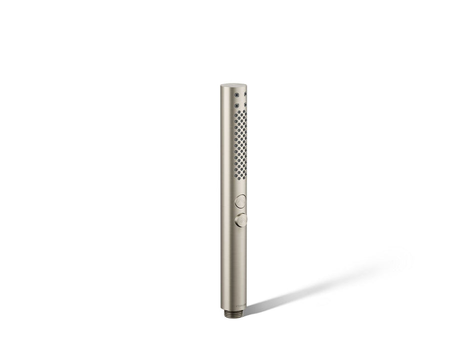 KOHLER K-21335 Shift+ Round Two-function Handshower, 1.75 GPM, vibrant brushed nickel