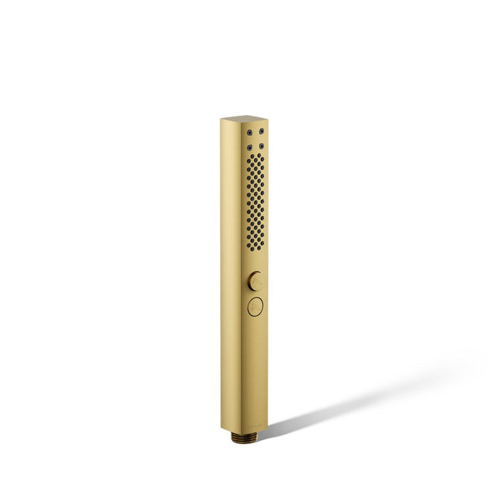 KOHLER K-21336 Shift+ Square Two-function Handshower, 2.5 GPM, vibrant brushed moderne brass - view 3
