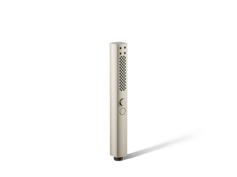 KOHLER K-21336 Shift+ Square Two-function Handshower, 2.5 GPM, vibrant brushed nickel