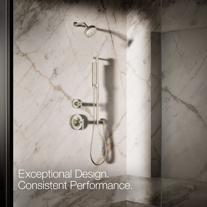 KOHLER K-21336 Shift+ Square Two-function Handshower, 2.5 GPM, vibrant brushed nickel - view 4