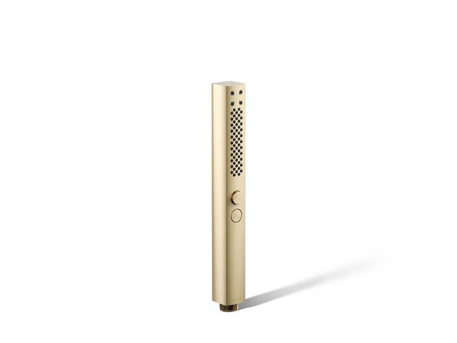 KOHLER K-21336 Shift+ Square Two-function Handshower, 2.5 GPM, vibrant french gold