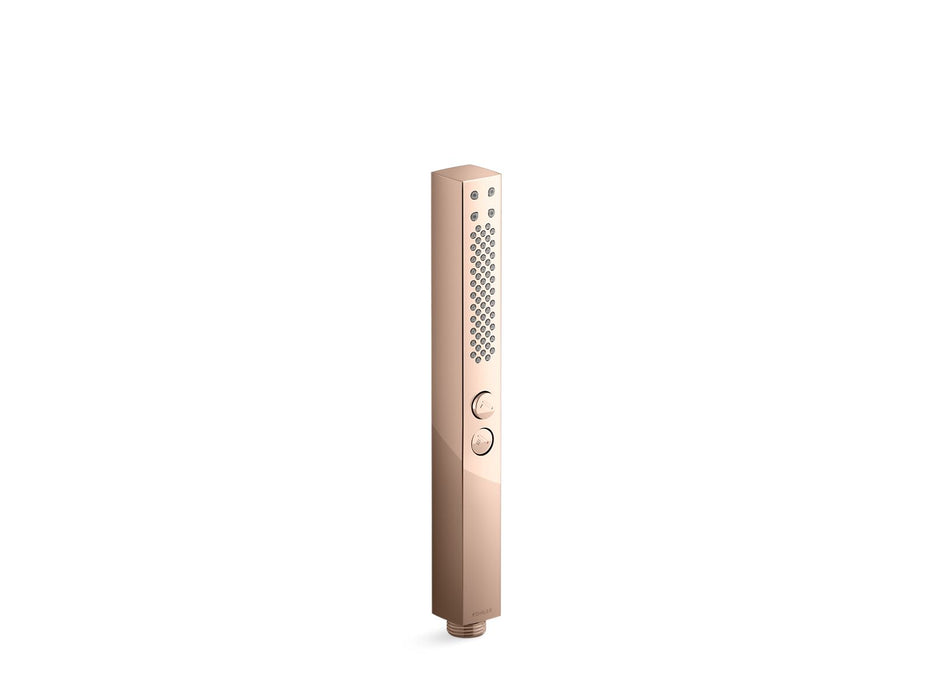 KOHLER K-21336 Shift+ Square Two-function Handshower, 2.5 GPM, vibrant rose gold