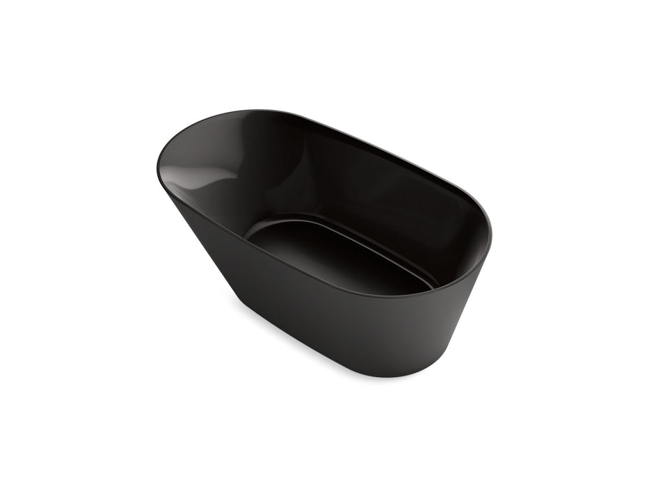 KOHLER K-21388 Brazn 66" x 35" freestanding bath, honed black