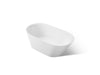 KOHLER K-21388 Brazn 66" x 35" freestanding bath, white