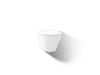 KOHLER K-21748-0 Brazn Wall-hung Round-front Toilet, Dual-flush, white