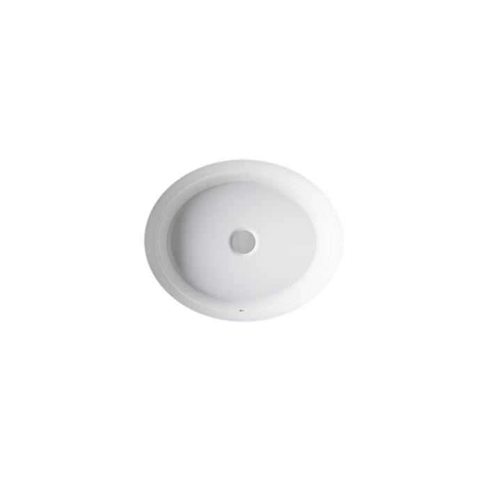 KOHLER K-21782-0 K-21782 Artifacts 21-1/4" Oval Undermount Bathroom Sink, white - view 3