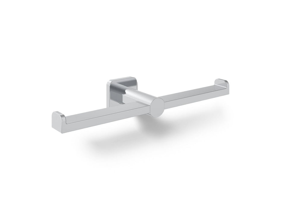 KOHLER K-21897 Parallel Double toilet paper holder, polished chrome