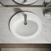 KOHLER K-2196-1 Pennington 20-1/4" Oval Drop-in Bathroom Sink, white - view 5