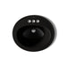 KOHLER K-2196-4 Pennington 20-1/4" Oval Drop-in Bathroom Sink, black black - view 3