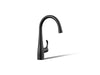 KOHLER K-22034 Simplice Single-handle bar sink faucet, matte black