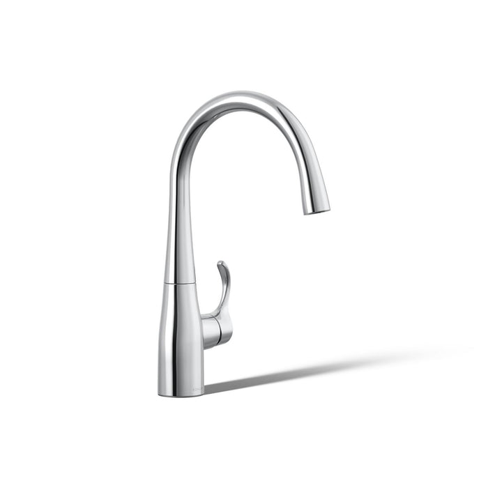 KOHLER K-22034 Simplice Single-handle bar sink faucet, polished chrome - view 4