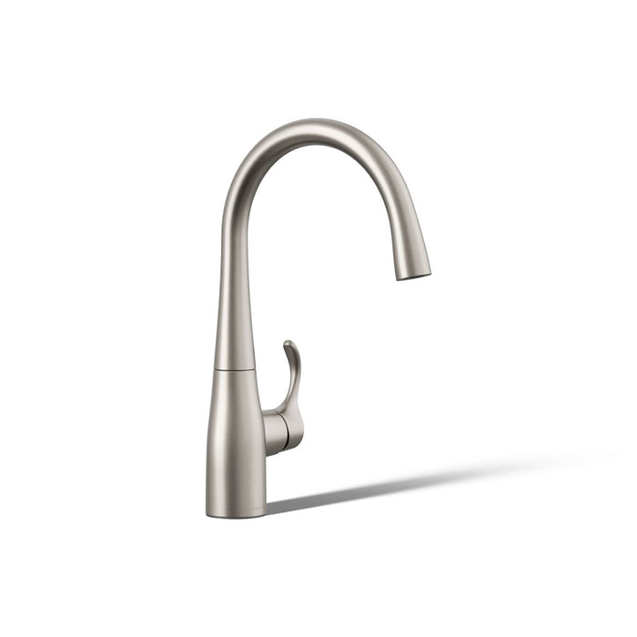 KOHLER K-22034 Simplice Single-handle bar sink faucet, vibrant stainless - view 4