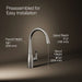 KOHLER K-22034 Simplice Single-handle bar sink faucet, vibrant stainless - view 5