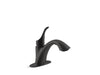 KOHLER K-22035 Simplice Pull-out laundry sink faucet with two-function sprayhead, matte black