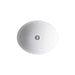 KOHLER K-2205 Caxton 19-1/4" oval undermount bathroom sink, no overflow, white - view 3