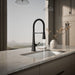 KOHLER K-22060 Graze Semi-professional kitchen sink faucet with three-function sprayhead, matte black - view 3