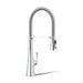 KOHLER K-22060 Graze Semi-professional kitchen sink faucet with three-function sprayhead, polished chrome - view 4