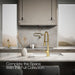KOHLER K-22060 Graze Semi-professional kitchen sink faucet with three-function sprayhead, vibrant brushed moderne brass -...