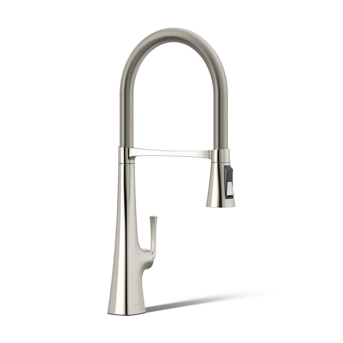 KOHLER K-22060 Graze Semi-professional kitchen sink faucet with three-function sprayhead