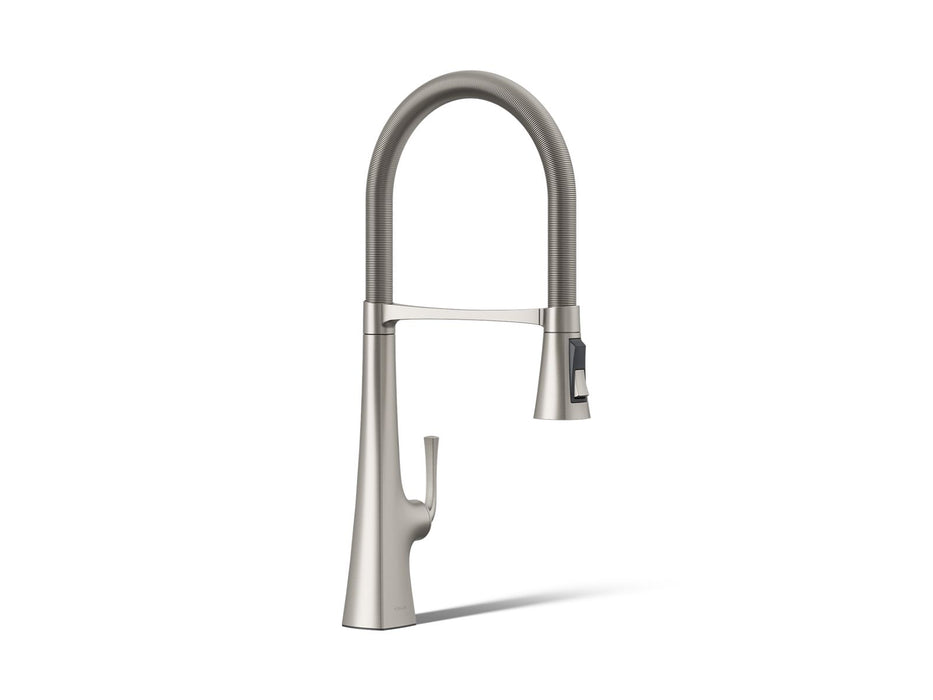 KOHLER K-22060 Graze Semi-professional kitchen sink faucet with three-function sprayhead