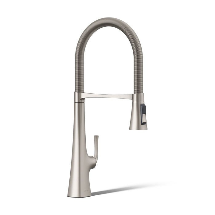 KOHLER K-22060 Graze Semi-professional kitchen sink faucet with three-function sprayhead