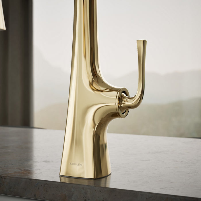 KOHLER K-22061 Graze Semi-professional kitchen sink faucet with three-function sprayhead