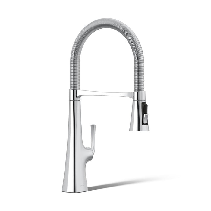 KOHLER K-22061 Graze Semi-professional kitchen sink faucet with three-function sprayhead