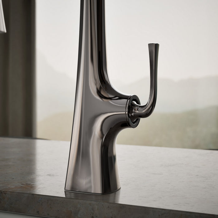 KOHLER K-22061 Graze Semi-professional kitchen sink faucet with three-function sprayhead