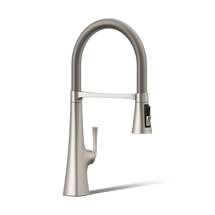 KOHLER K-22061 Graze Semi-professional kitchen sink faucet with three-function sprayhead