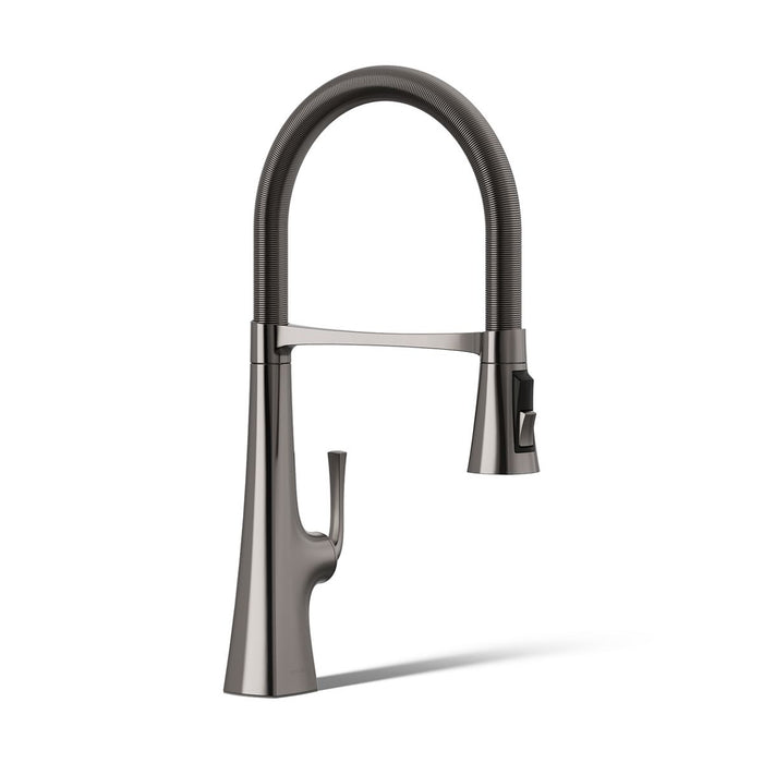 KOHLER K-22061 Graze Semi-professional kitchen sink faucet with three-function sprayhead