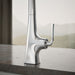 KOHLER K-22064 Graze Single-handle kitchen sink faucet with two-function side sprayer, polished chrome - view 5