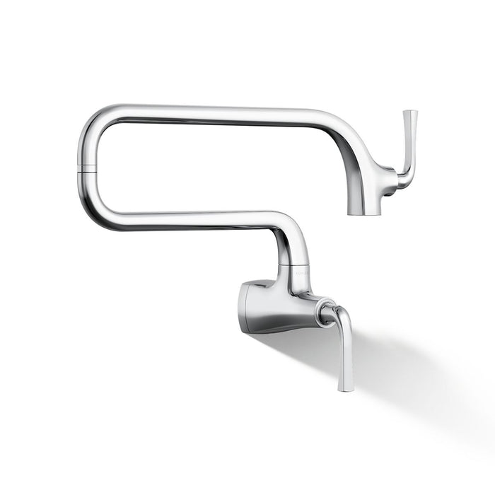 KOHLER K-22066 Graze Wall-mount pot filler, polished chrome - view 3