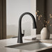 KOHLER K-22068 Graze Touchless pull-down kitchen sink faucet with three-function sprayhead, matte black - view 3