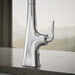 KOHLER K-22068 Graze Touchless pull-down kitchen sink faucet with three-function sprayhead, polished chrome - view 2