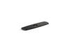KOHLER K-22071 Graze Three-hole kitchen faucet escutcheon, matte black