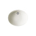KOHLER K-2210-G Caxton 19-1/4" oval undermount bathroom sink with glazed underside, no overflow, biscuit - view 2
