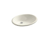 KOHLER K-2211 Caxton 21-1/4" oval undermount bathroom sink, biscuit